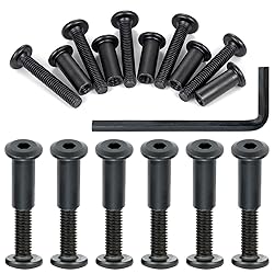 Xrfoiniu 100 Sets Nuts and Bolts Set - M6x35mm