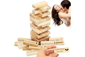 Couples Games Exciting Naughty Stacking Challeng, The Perfect Block Tower Adventure for Couples, Great for Romantic Date Nigh