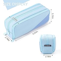 CICIMELON Big Capacity Pencil Case 3 Compartments