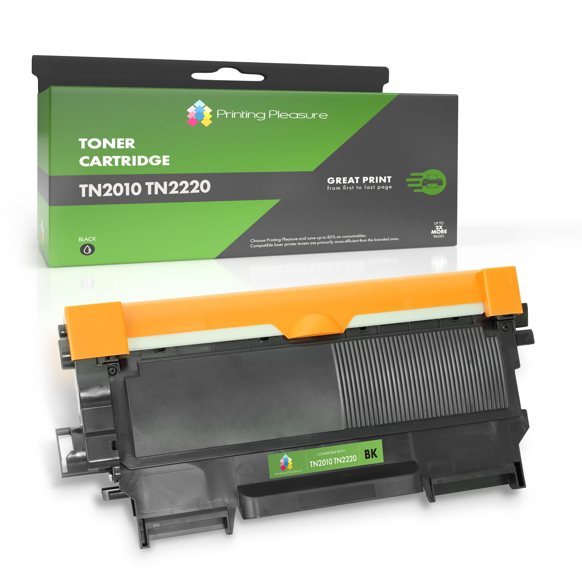 Printing Pleasure TN 2120 TN 2110 Replacement for Brother TN-2120 TN-2110 Toner Cartridge Compatible with DCP-7030 HL-2150 HL-2140 MFC-7320 DCP-7040 HL-2170 MFC-7340 1 Black