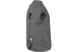 KITIPCOO Sphynx Cats Shirt Cat Turtleneck Cotton Sweater Pullover Kitten T-Shirts with Sleeves Cat Pajamas Jumpsuit for Sphynx Cornish Rex, Devon Rex, Peterbald (X-Small (Pack of 1), Deep Grey)