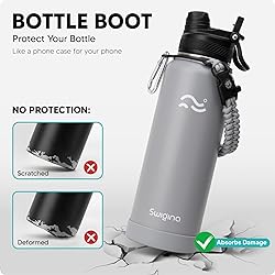 Swigina [2-IN-1 LID] Insulated Water Bottle with
