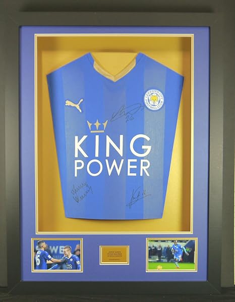 framed leicester city shirt