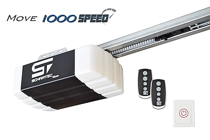 Schartec Move 1000 Speed Garagentorantrieb Serie 2 Set inkl. 2 Handsender und Schiene - elektrischer Torantrieb - Garagentorö