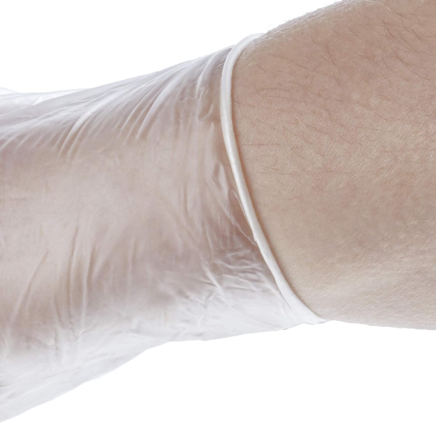 Spontex Protect 100 Disposable Gloves - Medium, 100pk, White, M (Pack of 100) - Image 4