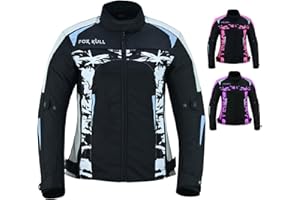 FOXFULL MOTORCYCLE JACKET WOMEN CE ARMORED BIKERS RIDING RACING WATERPROOF ALL SEASON JACKET