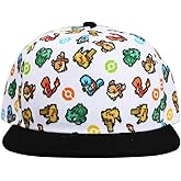 Pokemon Starters White Snapback Hat