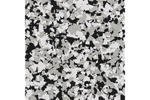 Vetta Coatings Flakes (20 lbs, 9.1kg) for Epoxy for Garages, Basements, Professional Concrete Floor Restoration, 1/4'' Vinyl 
