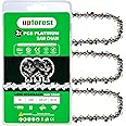 3PC 18 Inch Chainsaw Chain for Oregon CS1500, 18" Chain Replacement for EGO CS1804 CS1800 Trilink Saw Chain CL15062X2TL2, Poulan Pro PR4218 /581562301 and More (91YNS62X3)