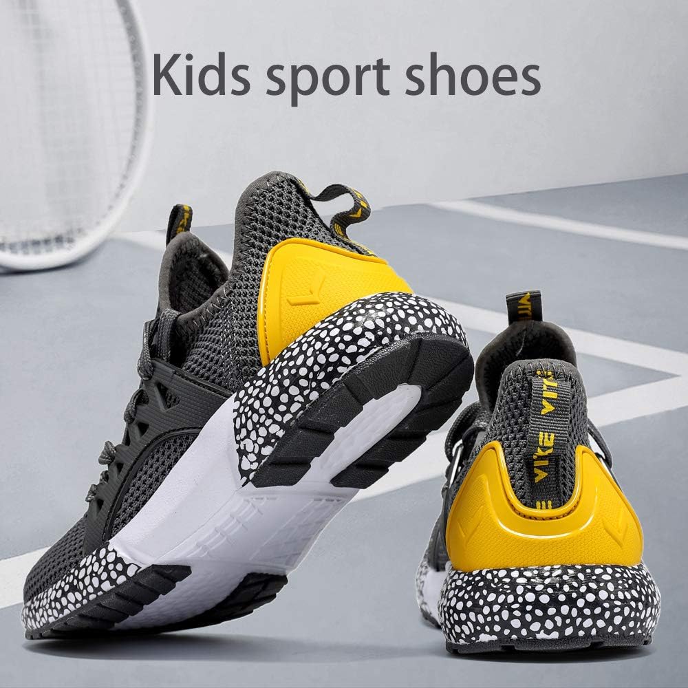 VITUOFLY Boys Sneakers Kids Running Shoes Girls Mesh Fitness Shoe Indoor Training Sneaker Lightweight Outdoor Sports Athletic Tennis Shoes for Little Kid/Big Kid: Shoes
