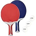 STIGA Flow Outdoor 2-Player Table Tennis Set Includes Two Outdoor Rackets and Two Outdoor Balls