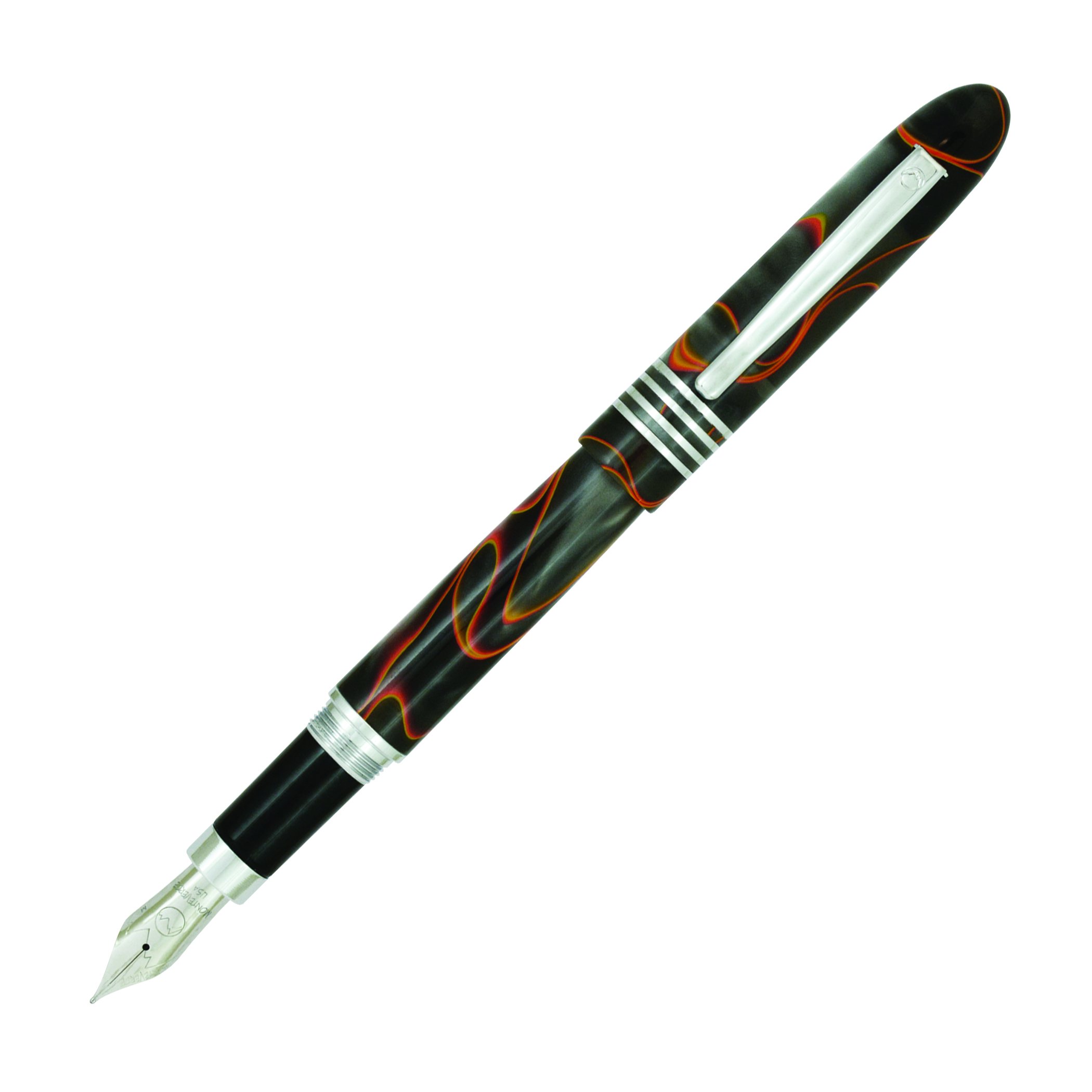 Monteverde MV41663 Medium Mountain Vesuvio Fountain Pen