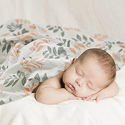 Muslin Swaddle Blankets for Newborn, 3 Pack