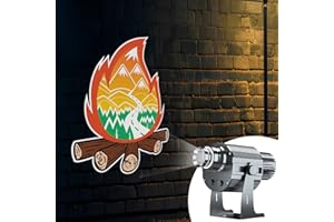 Arxenovath 90W Logo GOBO Projector 4K Lamp Beads IP67 Waterproof Rust-Resistant Remote-Controlled Custom GOBO for Advertising,Parties,Weddings Indoor and Outdoor