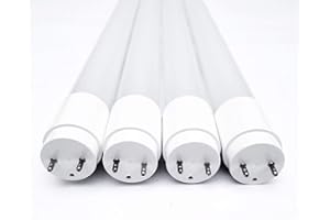 (4 Pack) F32T8 LED 4Ft 4000K Cool White 32 Watt T8 Ballast Compatible Fluorescent Tube Light Bulb Replacement Frosted Lamp Pl