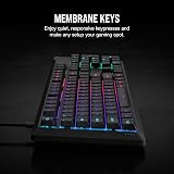 Corsair K55 CORE RGB Membrane Keyboard UK QWERTY PC Mac Black view 4