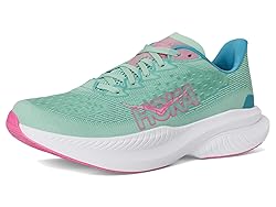 Hoka Women's Mach 6 Sneaker, Jadeite/Alpine