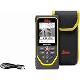 Leica Disto X6 - Range 800ft, Outdoor Camera viewfinder 4X Zoom, Bluetooth, Smart Horizontal, IP65 dust, Water, Shock Protection, Intelligent end-piece, Rotaing Display, Hand Loop, Pouch.