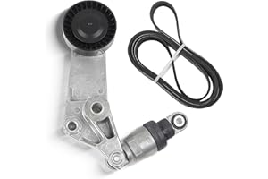 Dasbecan Serpentine Drive Belt Tensioner Pulley Kit Compatible with Chevy Prizm Toyota Celica Corolla Matrix 1998-2008, Replaces# 38286 6PK1880