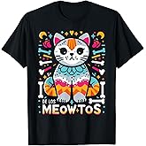 Dia De Los Muertos British Shorthair Sugar Skull T-Shirt