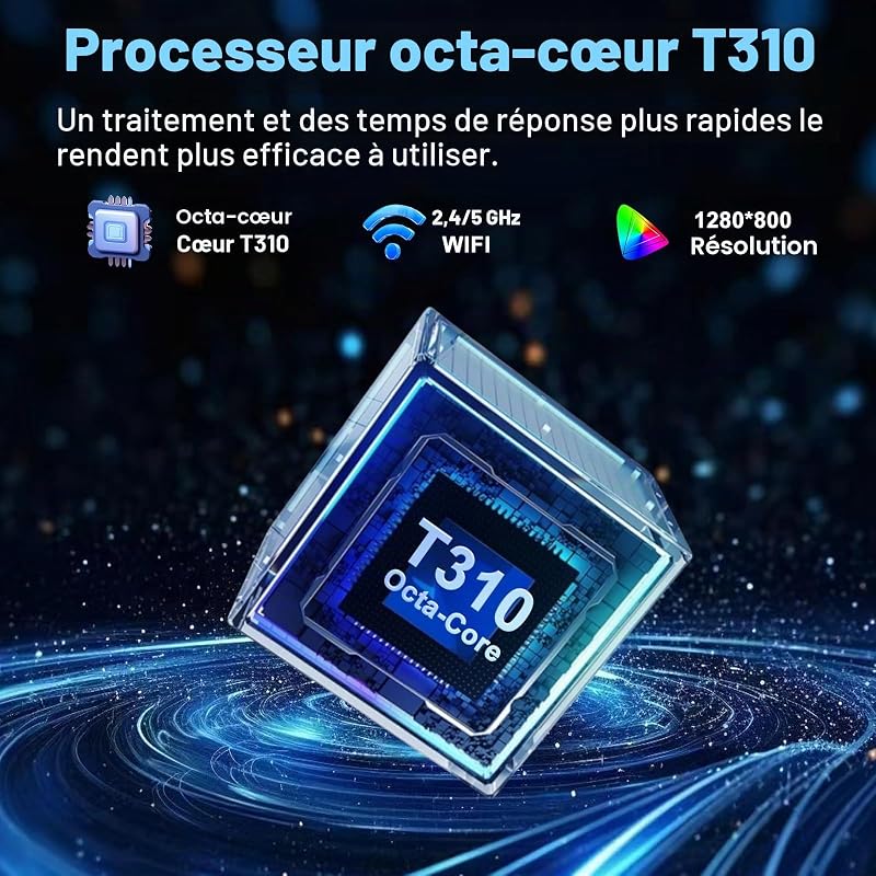 Tablette 10 Pouces Android 15 Avec 30 Go RAM + 2 To ROM Ext, Widevine L1