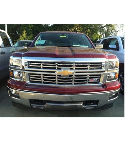 Chrome Grille Overlay Kit (2-Piece) - Snap-On For 2014-2015 Chevy Silverado 1500 LTZ Models Only