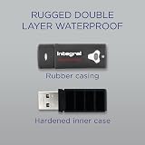 Integral 8GB Crypto-197 256-Bit USB Secure Flash Drive 3-Pack view 6