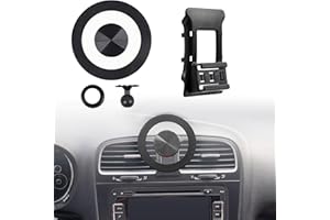 HIGH FLYING for VW Volkswagen Golf 6 MK 6 2008-2013 Car Dashboard Vent Mount Cellphone Magnetic Phone Holder, Compatible with