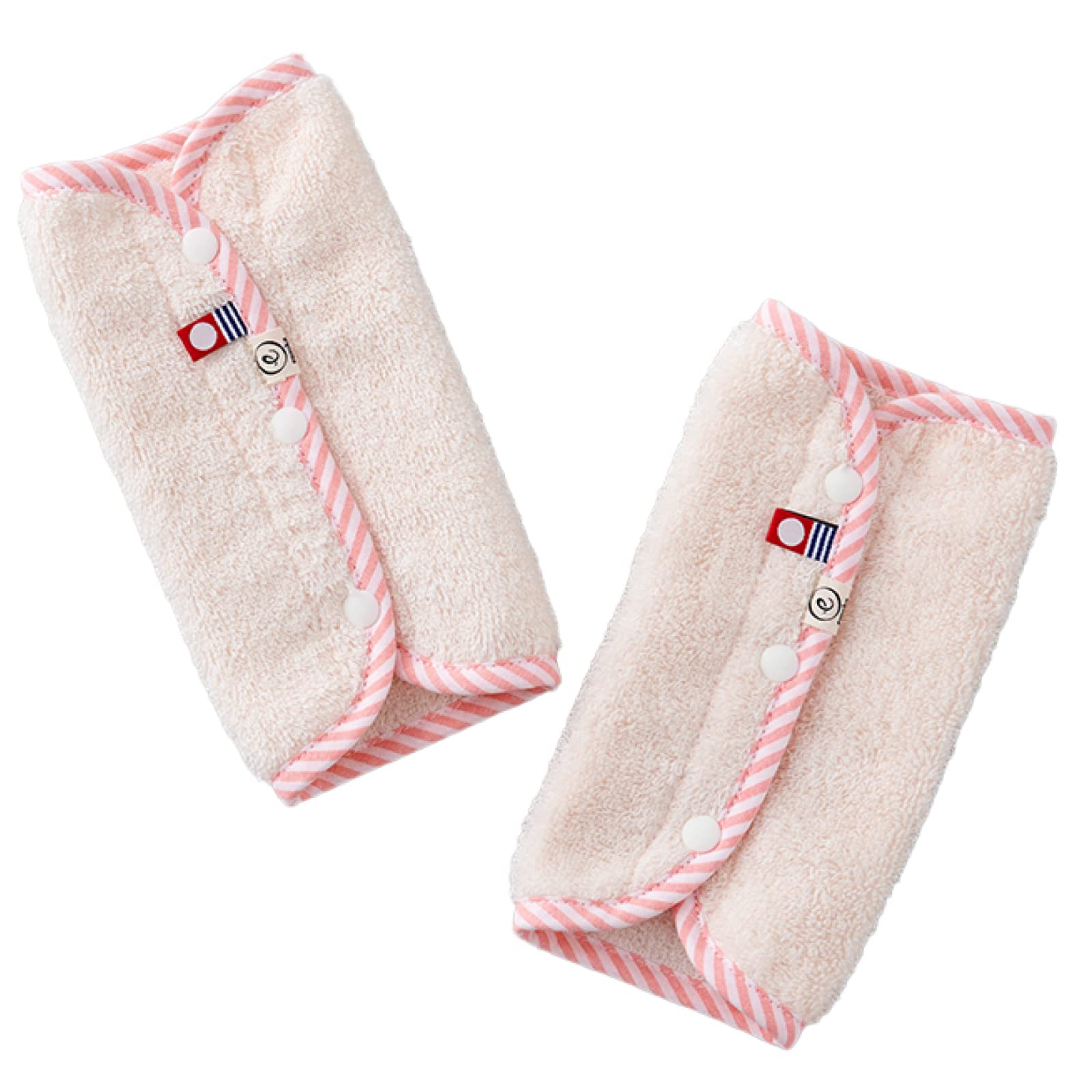 エモカ 今治タオル よだれパッド 抱っこ紐 よだれカバー (ストライプピンク)商品画像