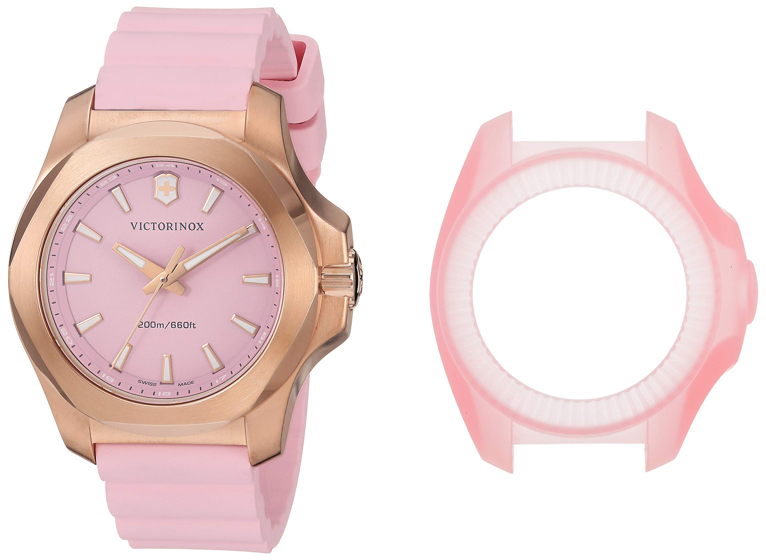 Analog Watch Victorinox Inox Rose Gold Victorinox V, Rose Gold PVD