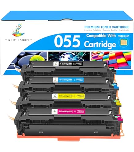 Amazon.com: Canon Genuine 055 High Yield 4-Color Complete Toner
