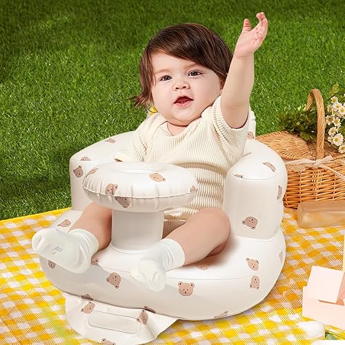 Inflatable Seat Baby Air Chair Inflatable Portable Baby Sofa Seat