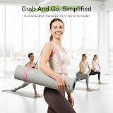 Slim Panda Yoga Mat Straps Carrying Adjustable Carrier 70in Cotton view 2