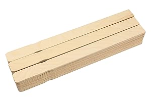 Birchwood Paint Stir Sticks Mixer Paddles 14 Inch Wood Crafts Bulk 50 Pcs
