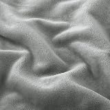 MOONLIGHT20015 Fleece Blanket King Size 270x230 cm 400 GSM Silver Grey view 4