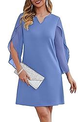RUMIA Dresses for Women 2025 Elegant Classy V Neck