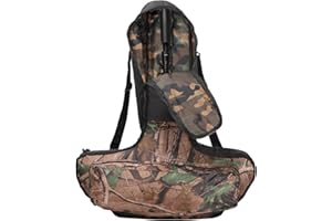 CDOKY Elite Crossbow Case, Waterproof Camo Bow Carry Bag with Straps for Outdoor Hunting, Standard Soft Bow Case for Barnett PSE Killer Instinct Carrying