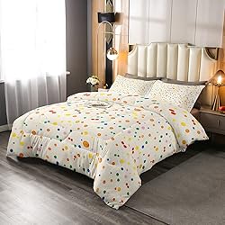 Tie Dye Comforter Dots Watercolor Bedding Sets