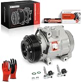 A-Premium Air Conditioner AC Compressor with Clutch | Compatible with Ford Explorer 2006-2010 4.0L, Explorer 2009-2010 4.6L &amp; Mercury Mountaineer 2006-2010 4.0L