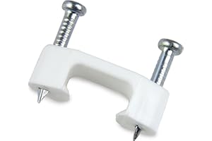 Gardner Bender PSM-1550T Plastic Clip on Cable Staple, 1/2-Inch, 25-Pack