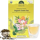 NEPAL TEA Organic Green Tea Loose Leaf - From a Family Farm in the Himalayas - Award-Winning Premium Green Tea Leaves Loose Leaf - 3.5oz /100g (Ganesha Green)