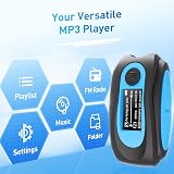 AGPTEK IPX8 Waterproof MP3 Player with Screen and Clip view 5