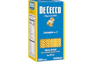 De Cecco Semolina Pasta, Lasagne No.1, 1 Pound