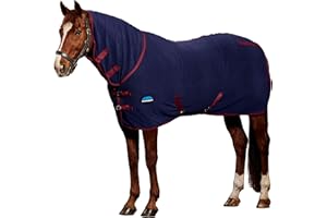 WeatherBeeta Anti-Static Fleece Cooler Combo Neck, Navy/Burgundy, 75"