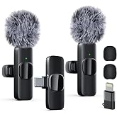 Labstandard Professional Wireless Lavalier Lapel Microphone for iPhone, iPad, mini Video Recording Mic forInterview Video Podcast Vlog YouTube&amp;Livestream, Noise Reduction, Plug &amp;Play
