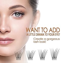 Lash Clusters, DIY Eyelash Extension, 40 Clusters