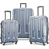 Samsonite Centric Hardside Expandable Luggage with Spinner Wheels, Blue Slate, 3-Piece Set (20/24/28)