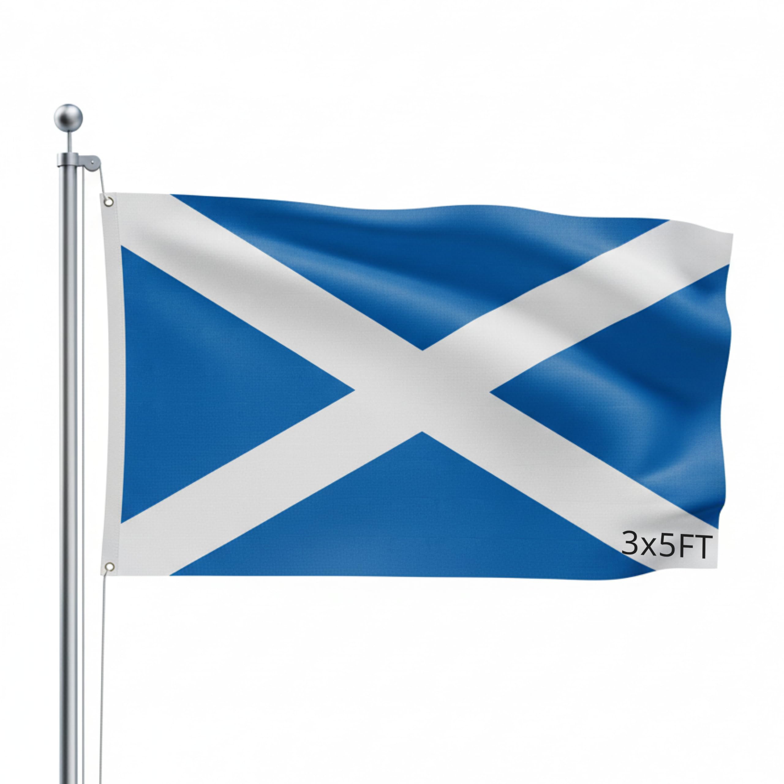 Outdoor Flag - Large 3' x 5', Weather-Resistant Polyester Scotland — image 1