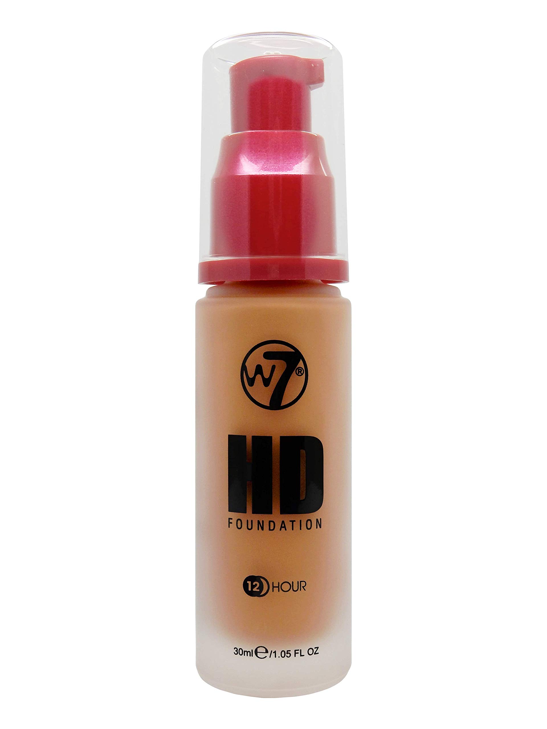 W7 | Foundation | HD Foundation - Suede | Light to Medium Coverage, Lightweight and Long Lasting