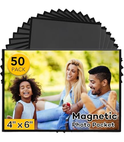 Amazon.com - Karenhi 100 Pcs Magnetic Picture Frame Bulk, 4 x 6 in